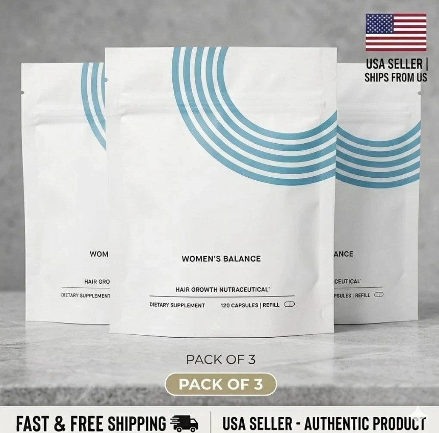 Pack Of 3 Women’s Balance Refill Pouch 360 Capsules Ages 45 and Up-Free Shipping
