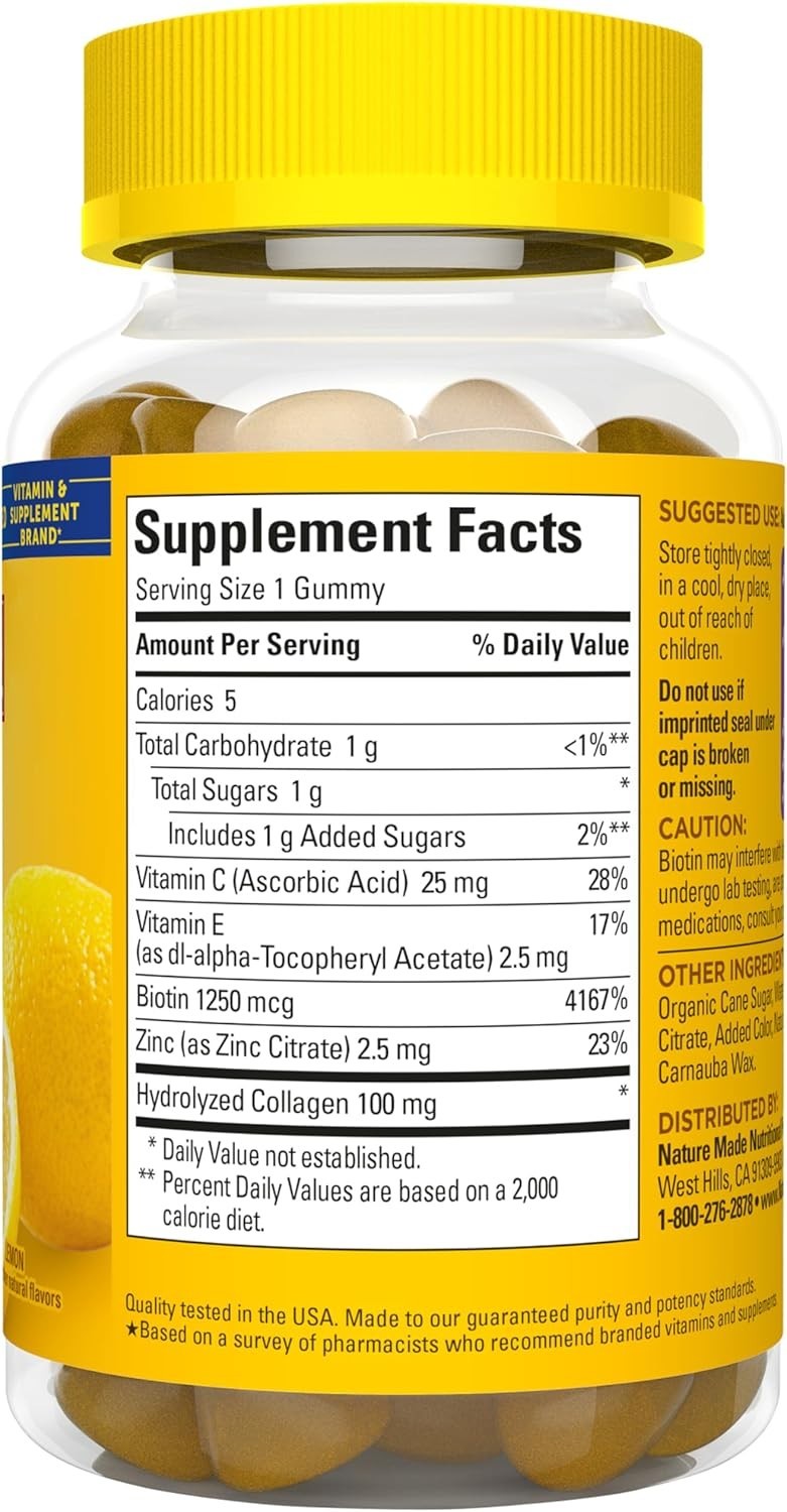 Healthy Skin Collagen Gummies with Zinc, 60 Count – Pharmacist Recommended