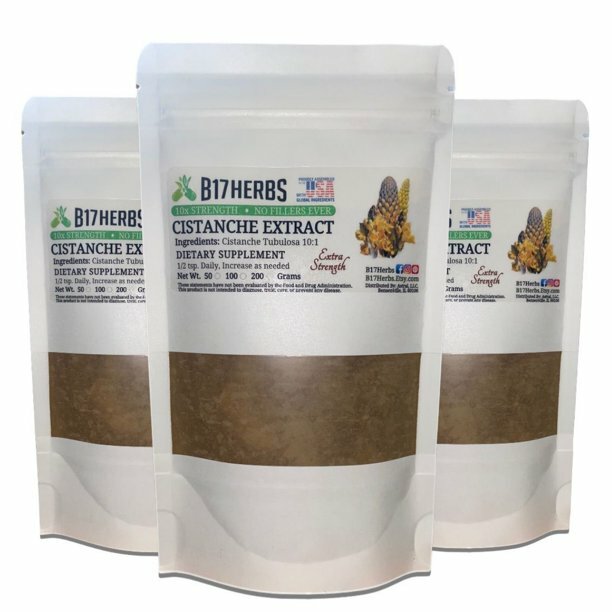 Cistanche Tubulosa Extract 10:1 Powder – All Natural – 100 Grams / 3.5 oz.