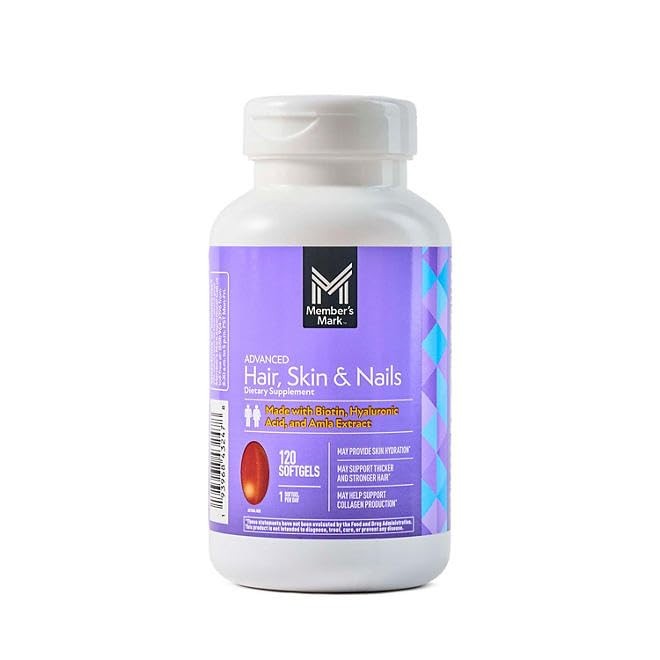 Member’s Mark Advanced Hair, Skin, Nails, 120 Softgels