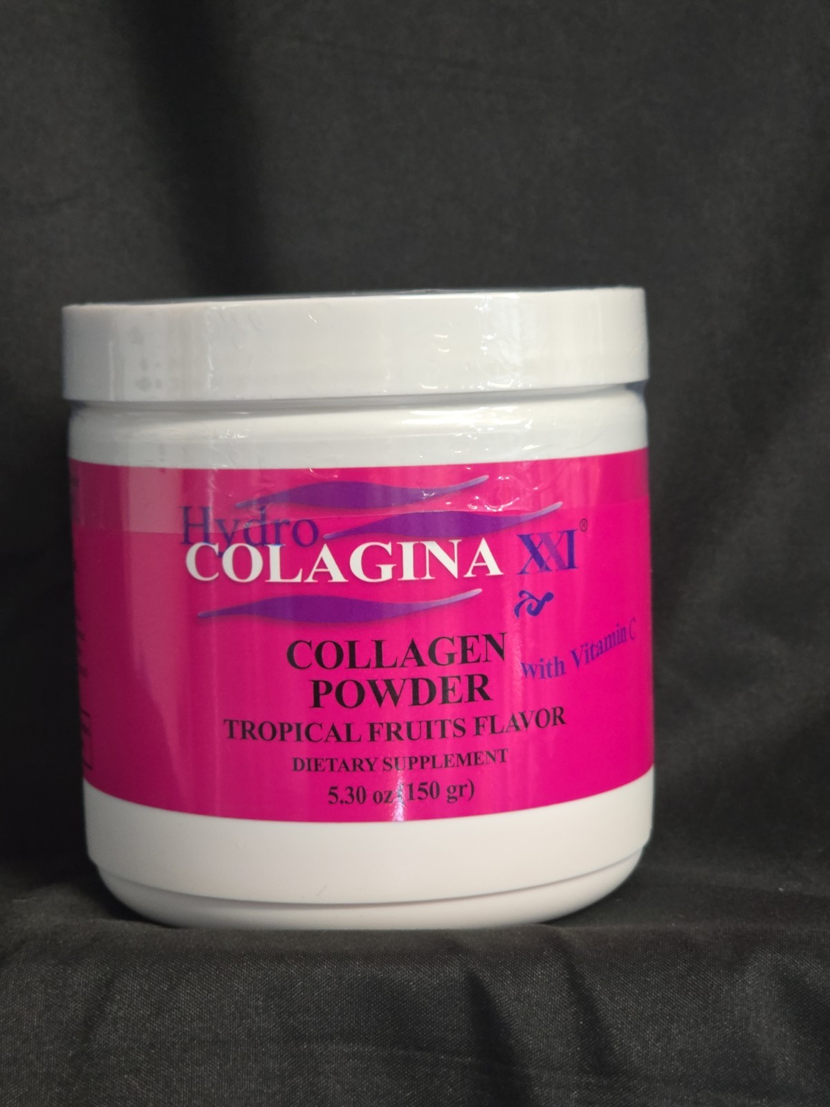 Hydro Colagina XXI COLLAGEN Powder Hydrolyzed Anti-Aging 5.3oz Tropical Fruits
