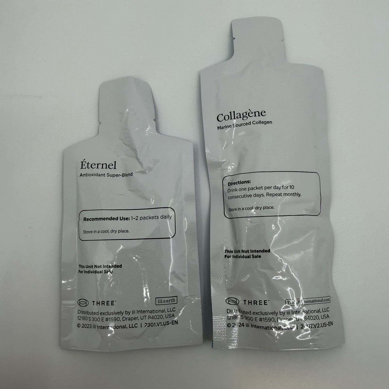NEW iii Three Eternal Antioxidant And Collagene Marine Sourced 7 Day Supply 14