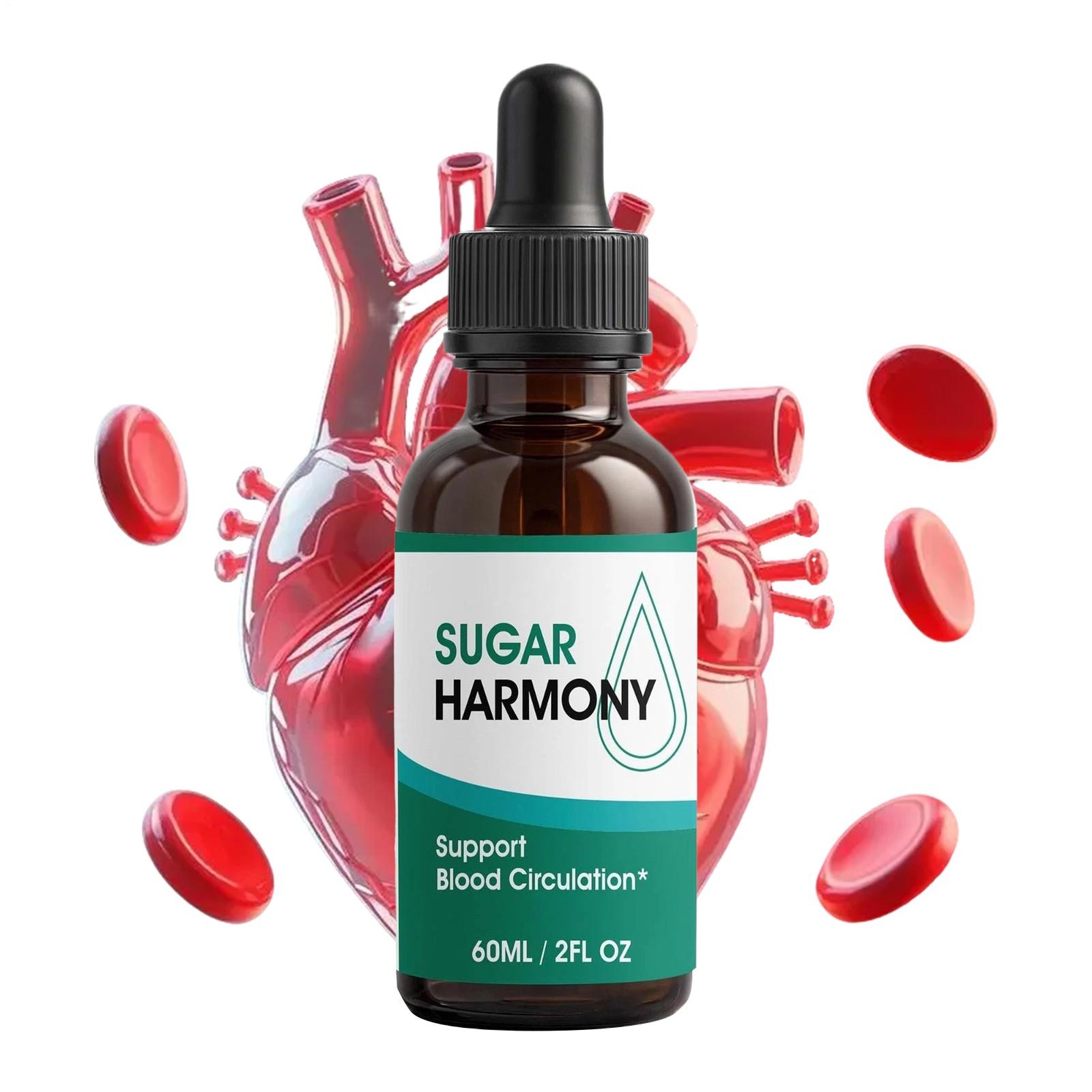 SugarHarmony Maximum Strength Blood Support, (2 Pack) Sugar Harmony Drops
