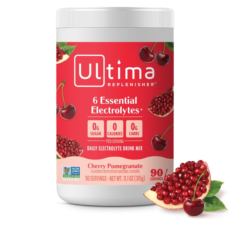 Ultima Replenisher Electrolyte Powder, Cherry Pomegranate, 90 Servings