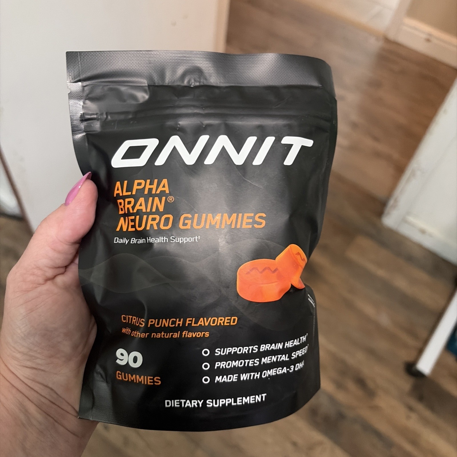 Onnit Alpha Brain ® Neuro Gummies 90 Count, Daily Brain Health Cognition Support