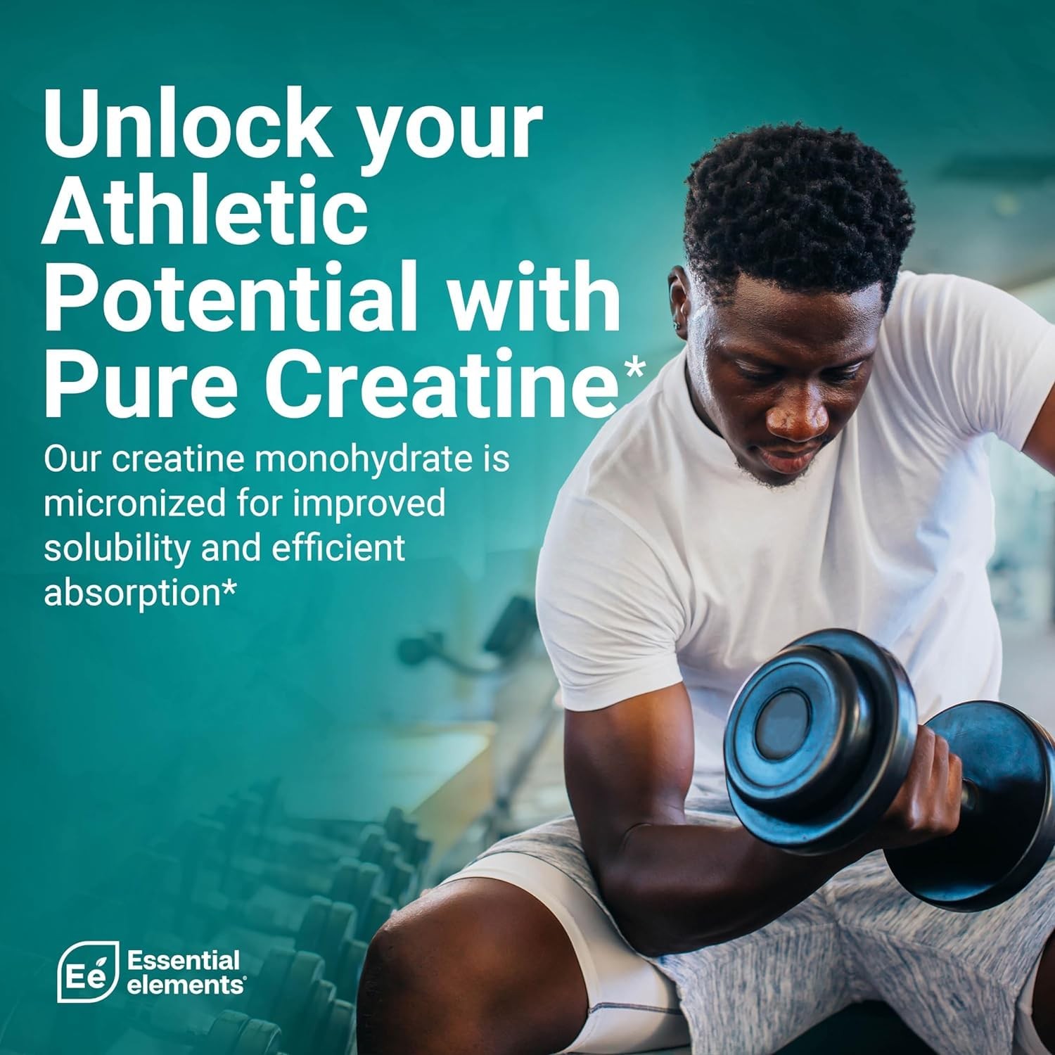 Essential Elements Micronized Creatine Monohydrate Powder For Men Women –