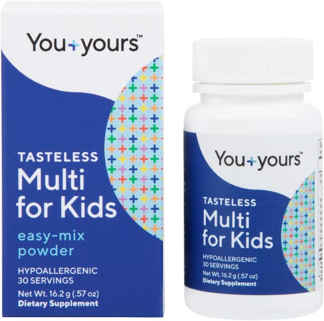 Tasteless Multivitamin Powder for Kids + Toddlers- No Sweeteners,Flavors,Colors