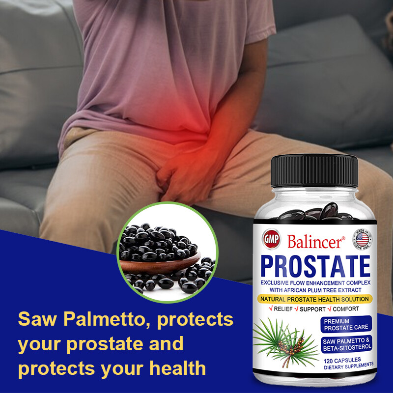 Saw Palmetto Capsules 322 Mg – Supports Prostate And Urinary Health In Men 120×2