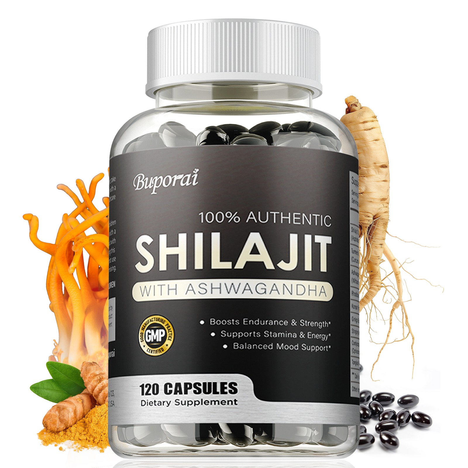 Shilajit 120pcs – Heart and Blood Vessel Health Support, Energy Management