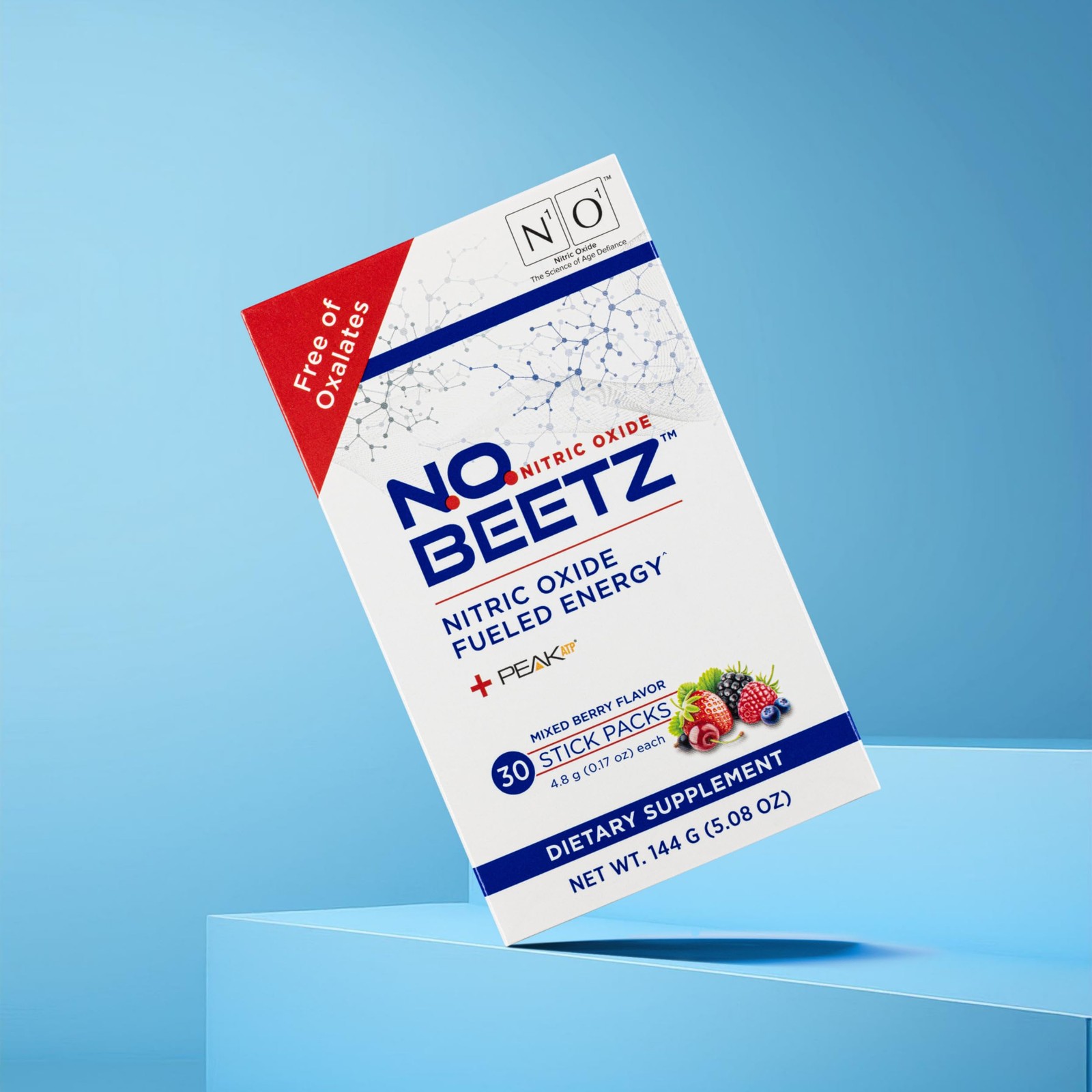 Nitric Oxide Pre-Workout Supplement with Beetroot, ATP, Electrolytes, 30