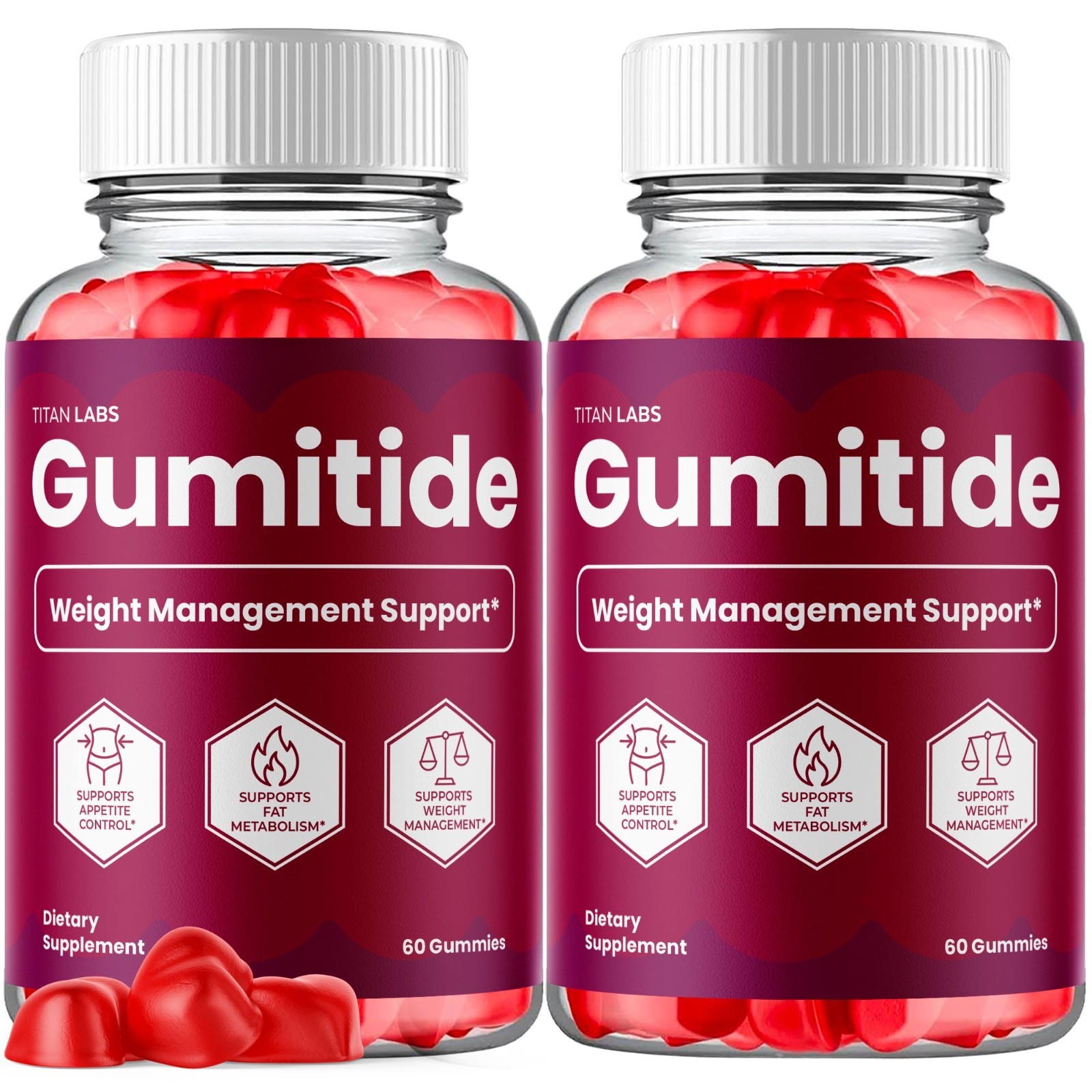 (2 Pack) Gumitide ACV Gummys 1000MG Advanced Gumi Tide Supplement 120 Gummies