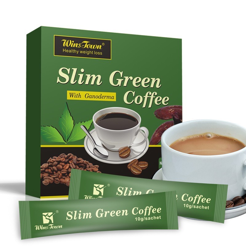 SLIM GREEN COFFEE With Ganoderma WEIGHT LOSS and Max Curve Coffee Slimming