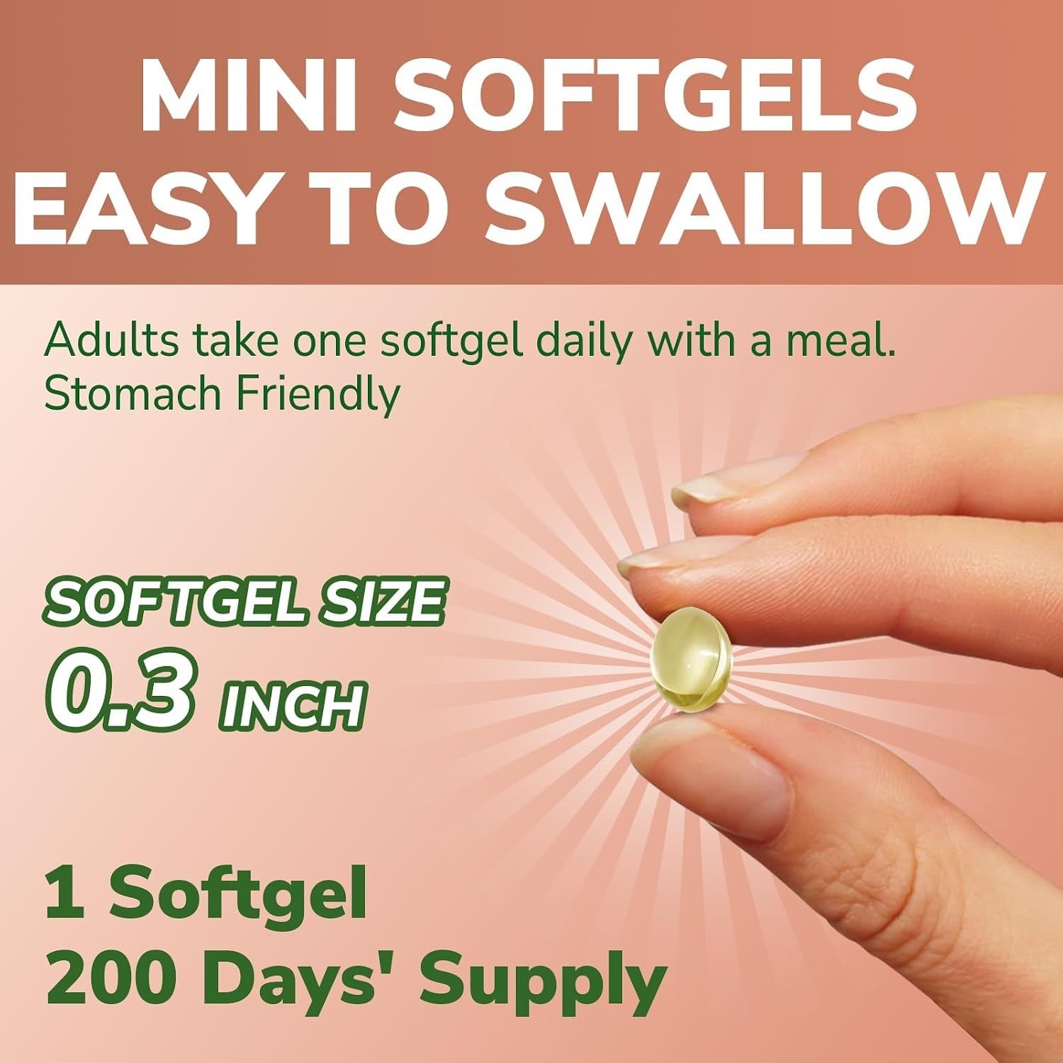 200 Odorless Garlic Oil Softgels – Maximum Potency, Immunity & Antioxidants