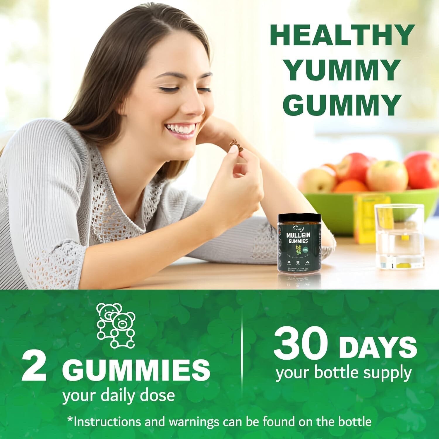 9 in 1 Mullein Leaf Extract Gummies for Lung Cleanse, Extra Strength 10000 MG US