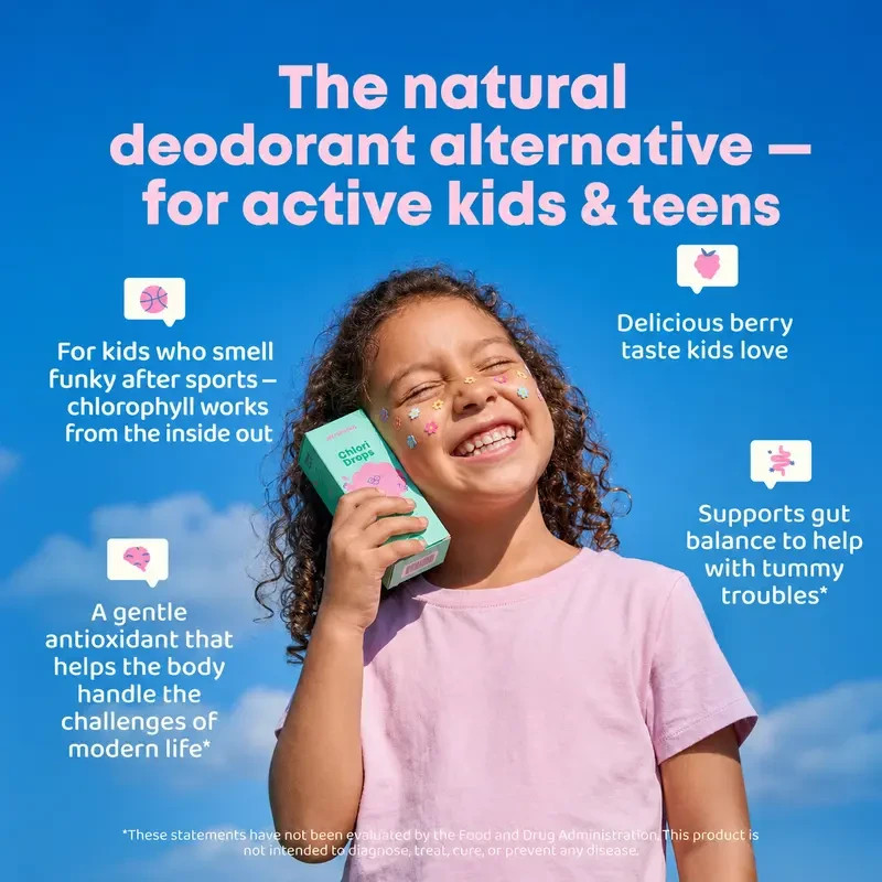 Joyspring Chlori Drops 30 Servings Chlorophyll For Kids Daily Freshness Support