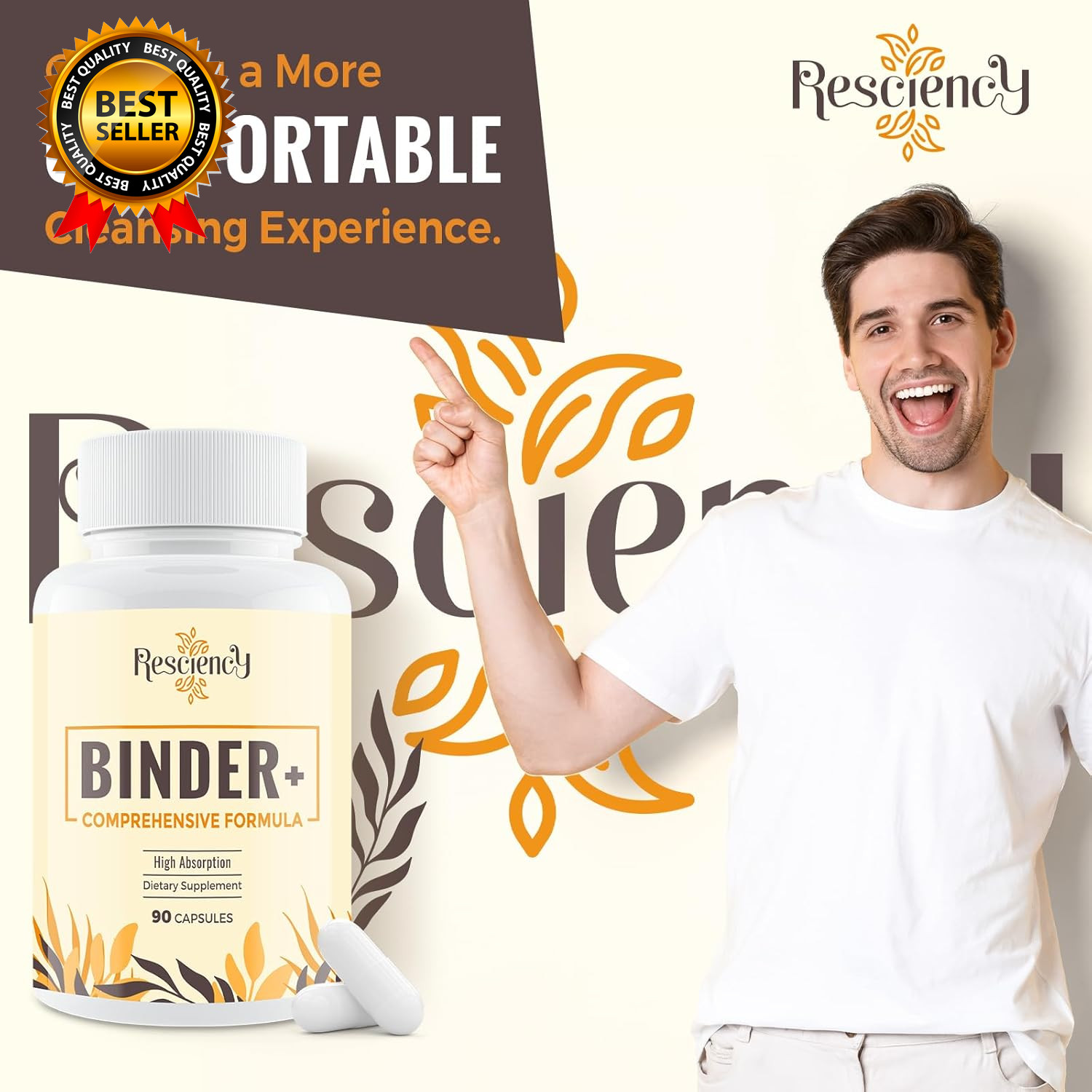 Detox Binder Supplement Activated Charcoal Zeolite Bentonite Clay Milk Thistle