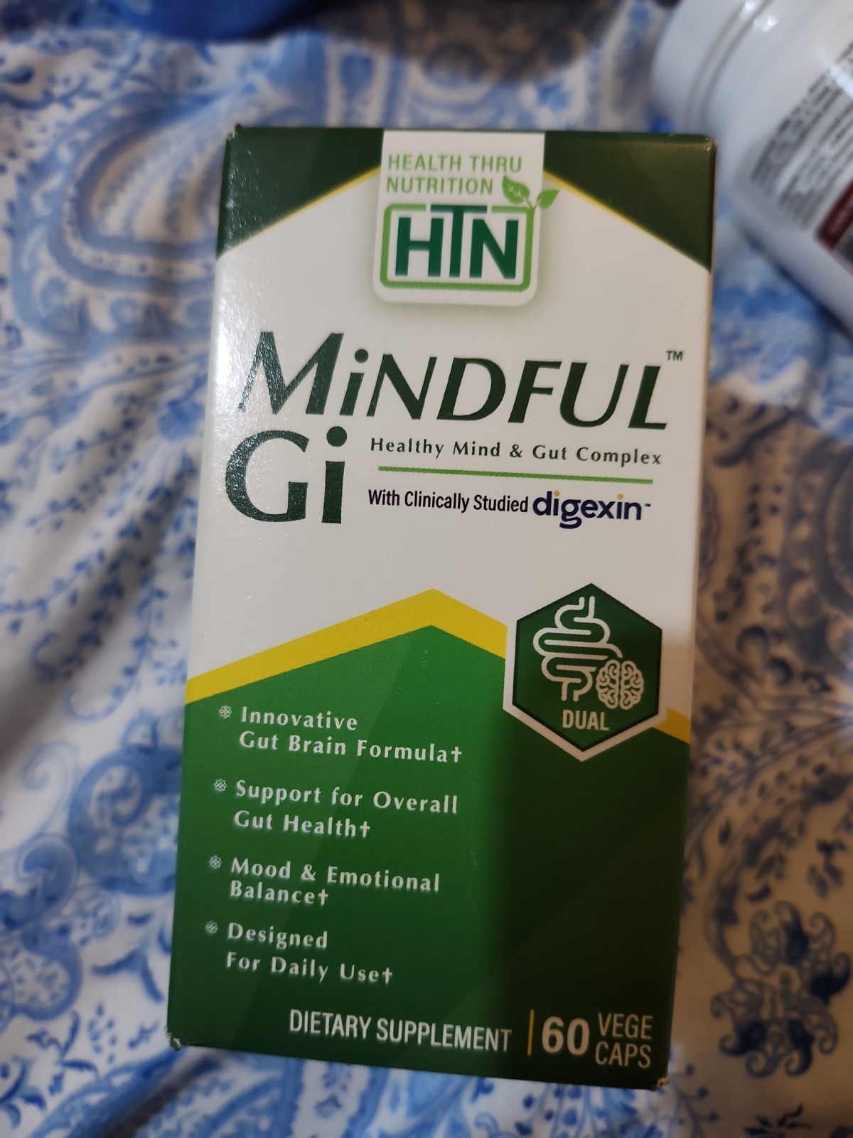 HTN Mindful Gi Dietary Supplement 60 Veg Caps New Sealed In Box