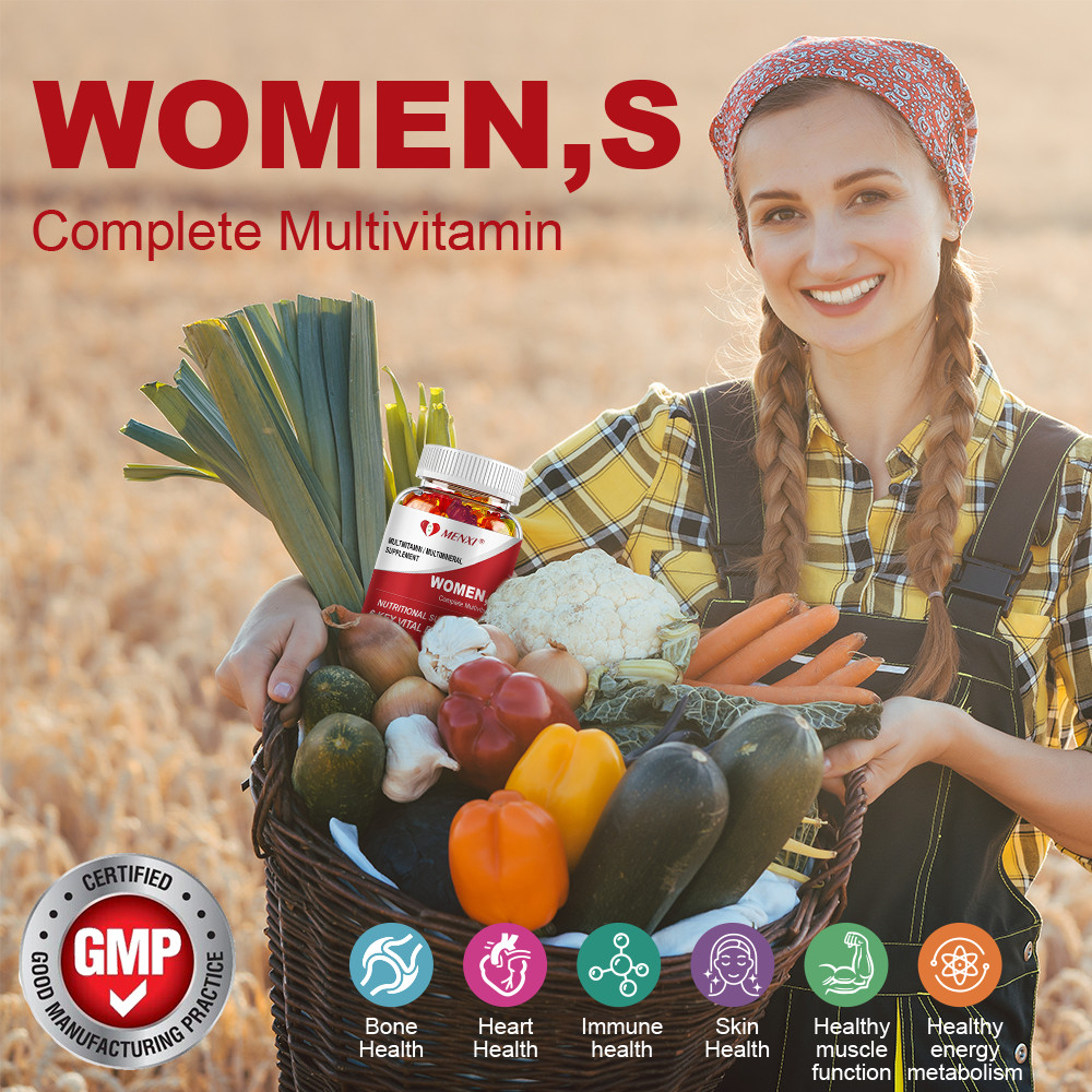 60 Multivitamin for Women with Iron – Daily Vitamins for Women’s Immune Support