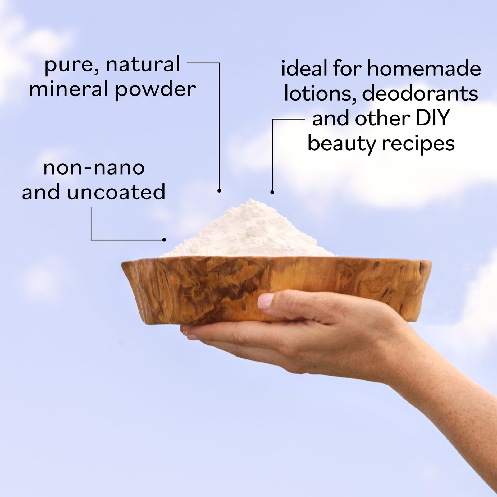 Sky Organics Zinc Oxide Powder 16oz Non-Nano Uncoated for DIY Lotion Deodorant C