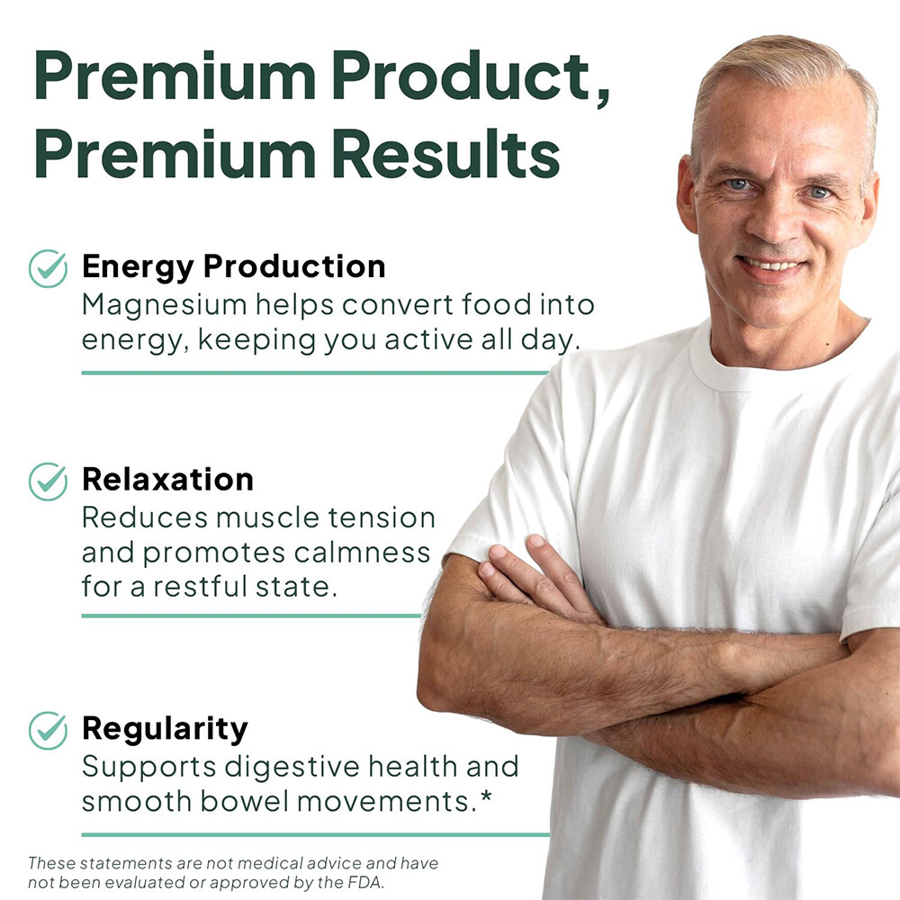 Organics Ocean Pure Glycinate Magnesium Zinc Sleep Aid Capsules – 120 capsules
