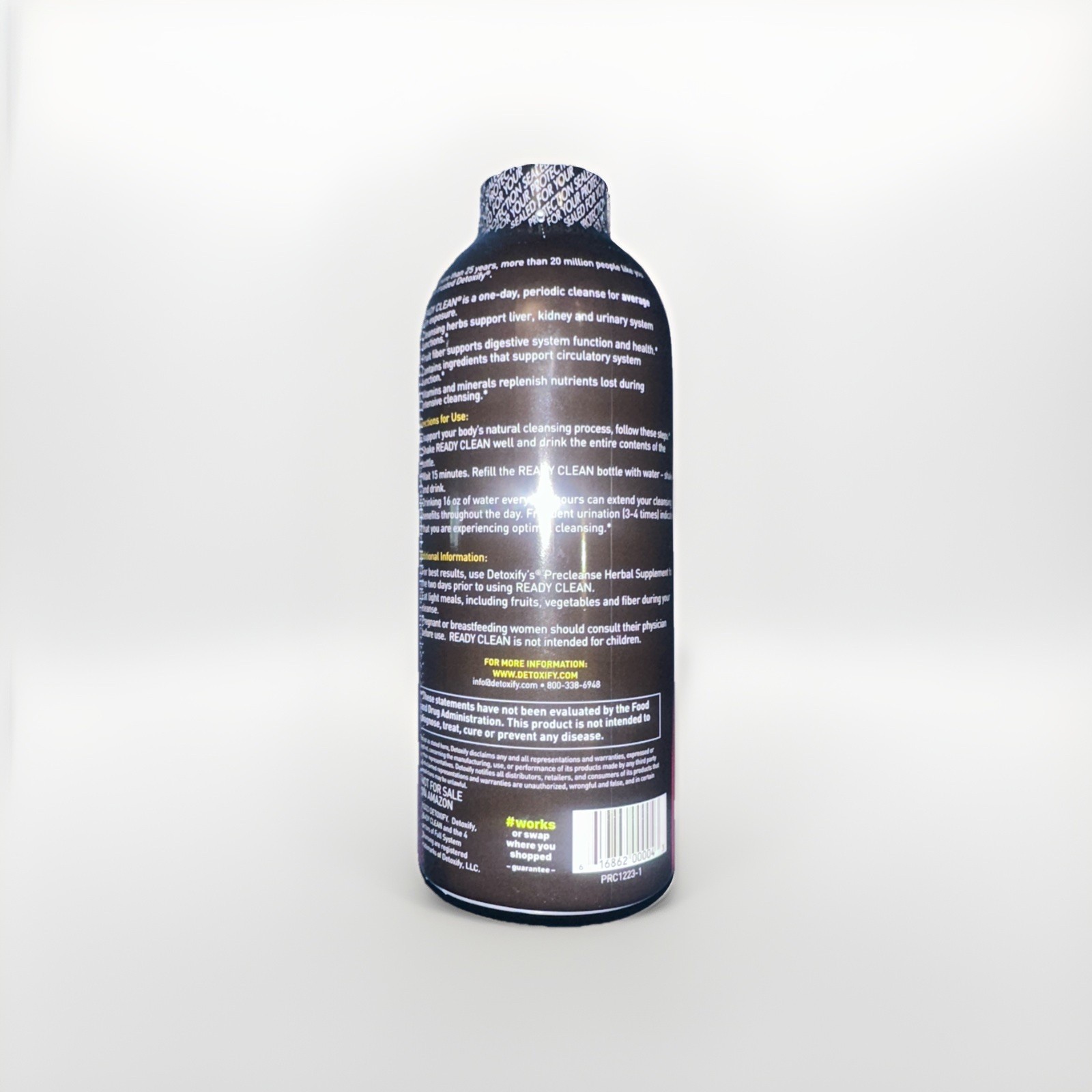 Detoxify Ready Clean Herbal Cleanse Drink – Tropical Flavor-16oz Herbal Detox