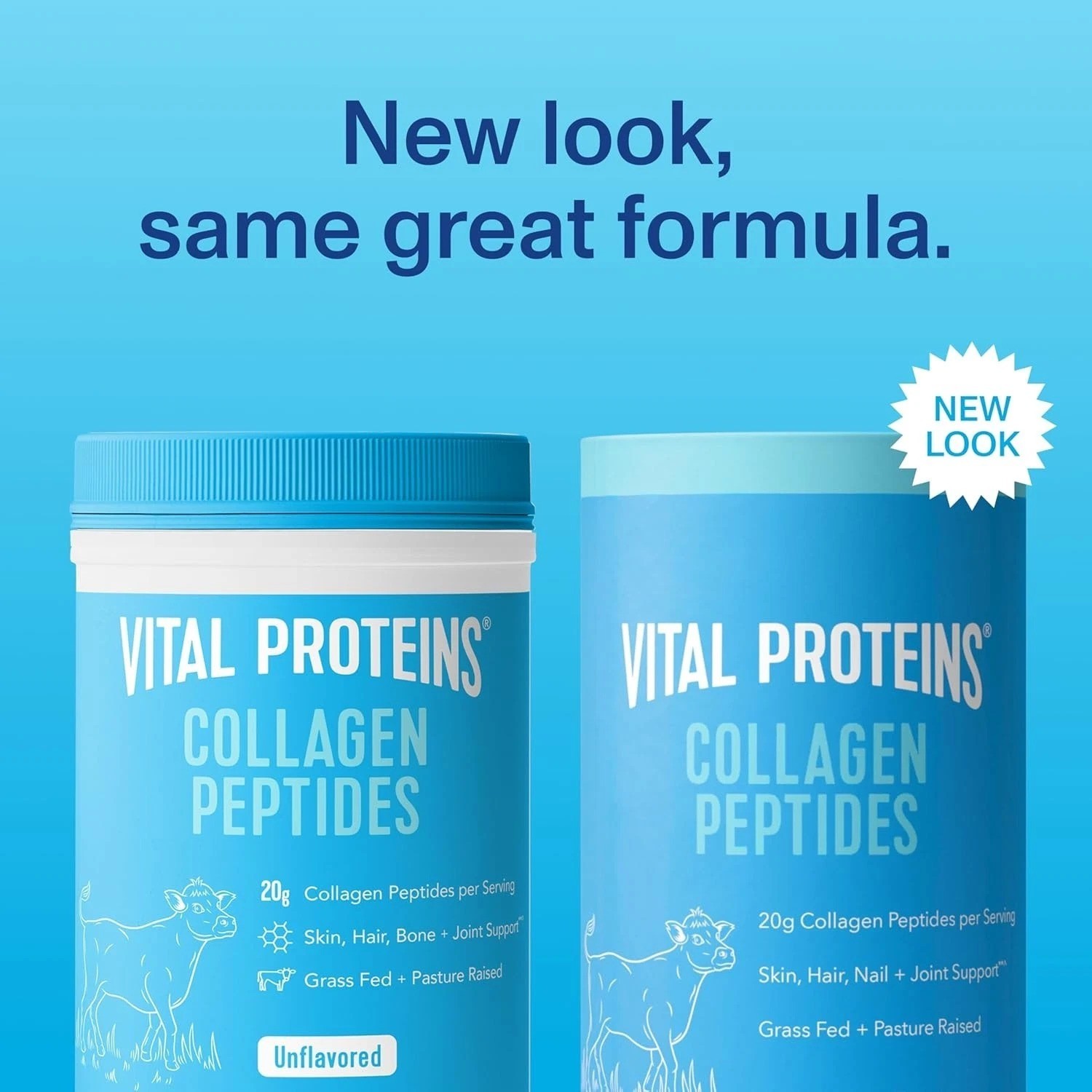 Proteins Collagen Peptides Powder Supports Hair, Nail, Skin, Bone & Join health