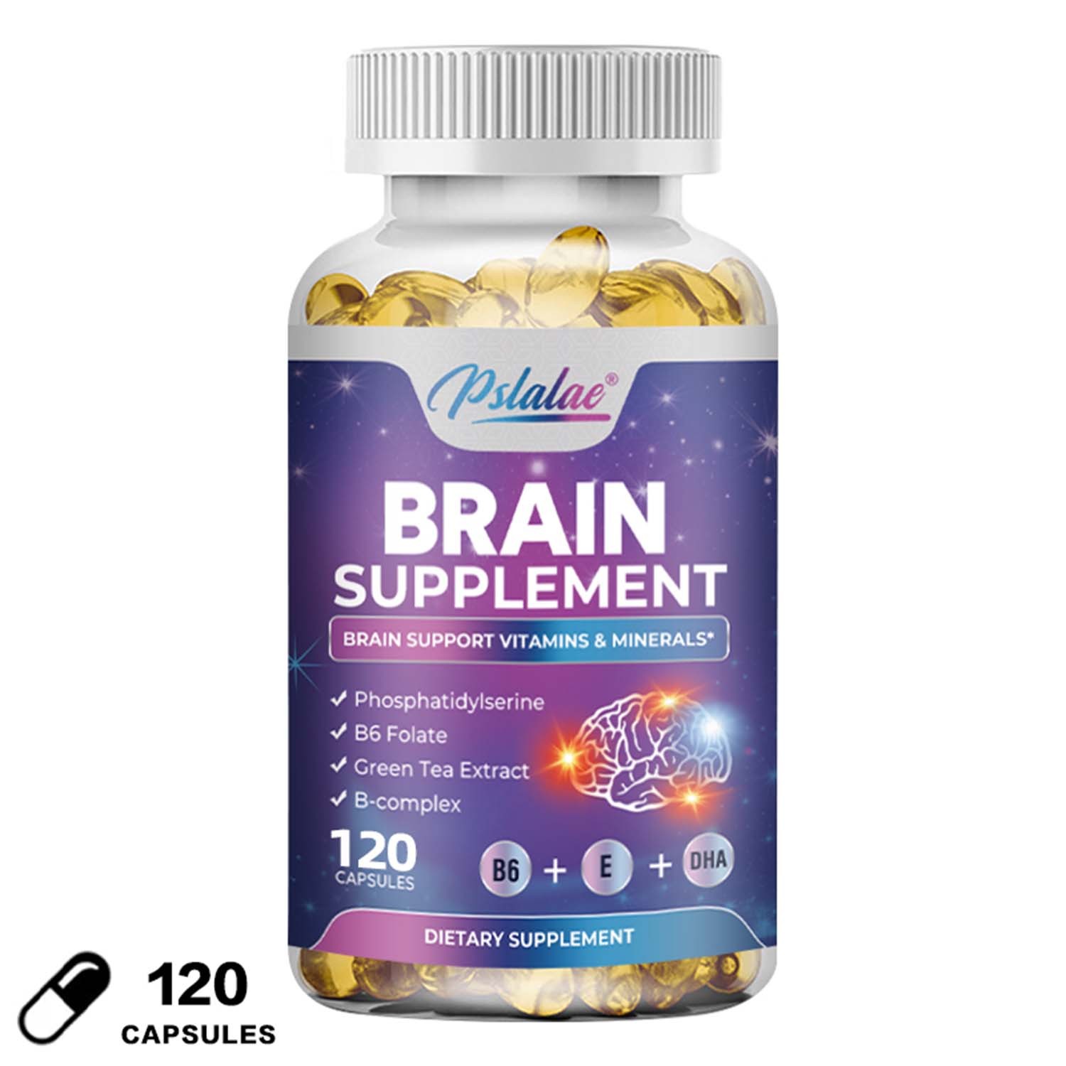 Brain Supplement – Memory Booster, Focus Function, Clarity – Phosphatidylserine