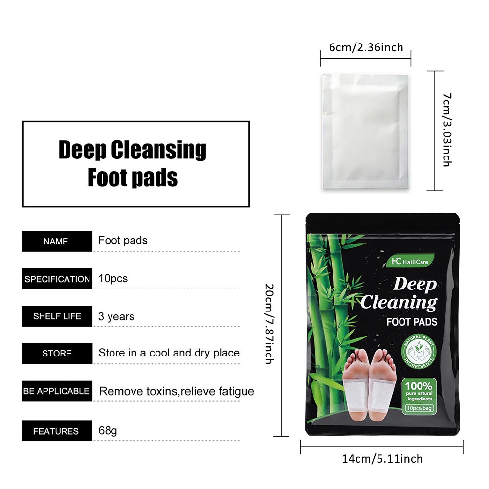 20PCS Detox Foot Patches Pads Body Toxin Feet Slimming Deep Cleansing Herbal US
