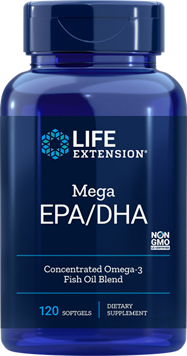 THREE PACK SUPER SALE Life Extension Mega EPA/DHA 120 softgel OGREBUNNY