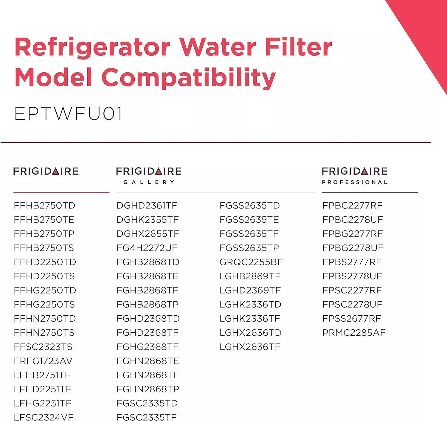 FIt For Frigidaire EPTWFU01 Pure Source Ultra II Refrigerator Water Filter-NEW