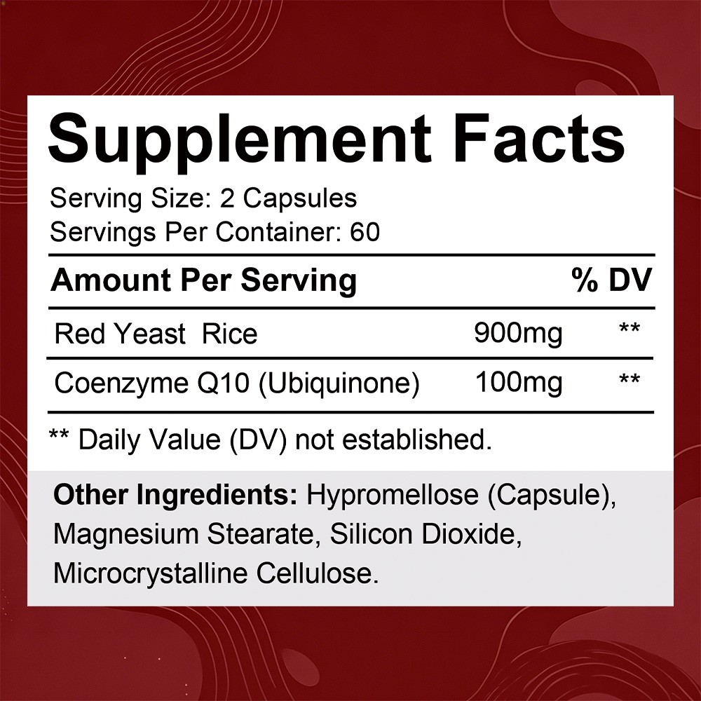 CoQ10 Supplement 1000mg for Heart & Cholesterol,Immune Health 30/60/120Caps