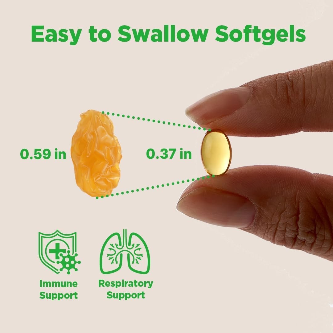 24mg Carvacrol), Oil of Oregano Softgel with High Carvacrol, Wild Oregano Oil, O