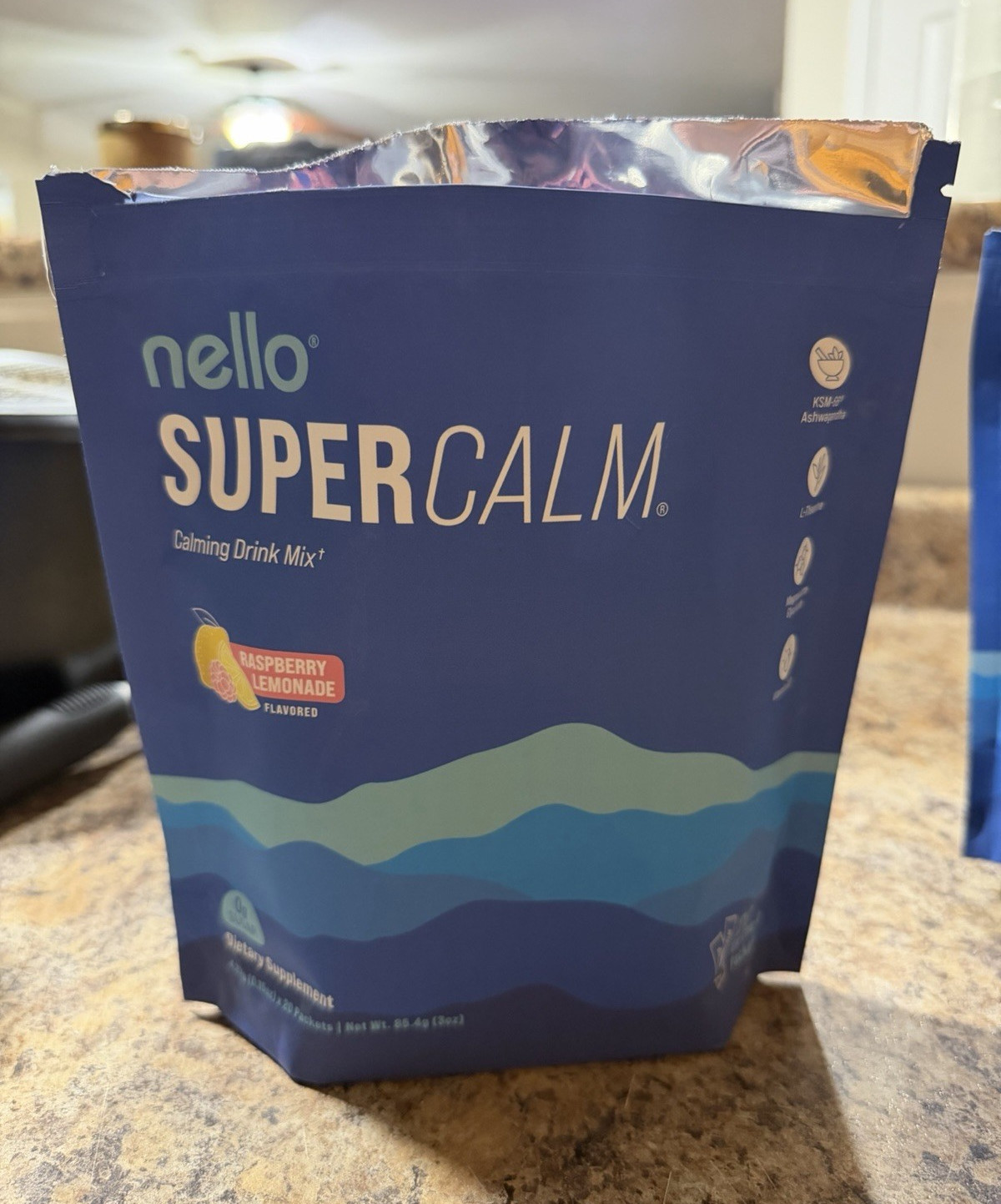 nello SuperCALM Calming Drink Mix Raspberry Lemonade 15/20 Packets