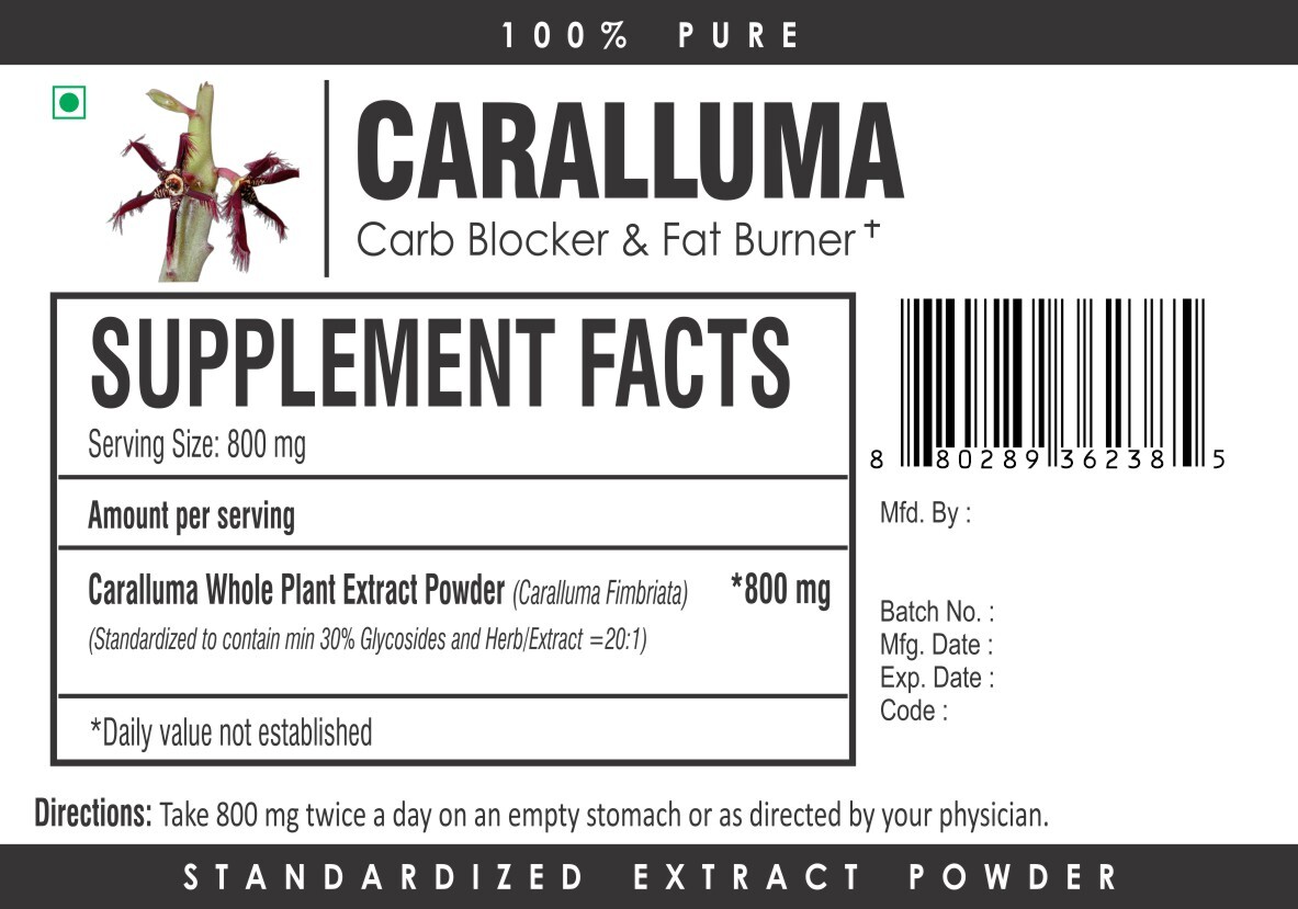 Caralluma Fimbriata 20:1 Extract Powder for Weight Loss Supplement 30%