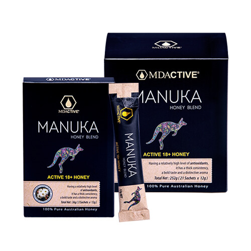 MDActive Manuka Honey Blend 252g (12gx21sachets)
