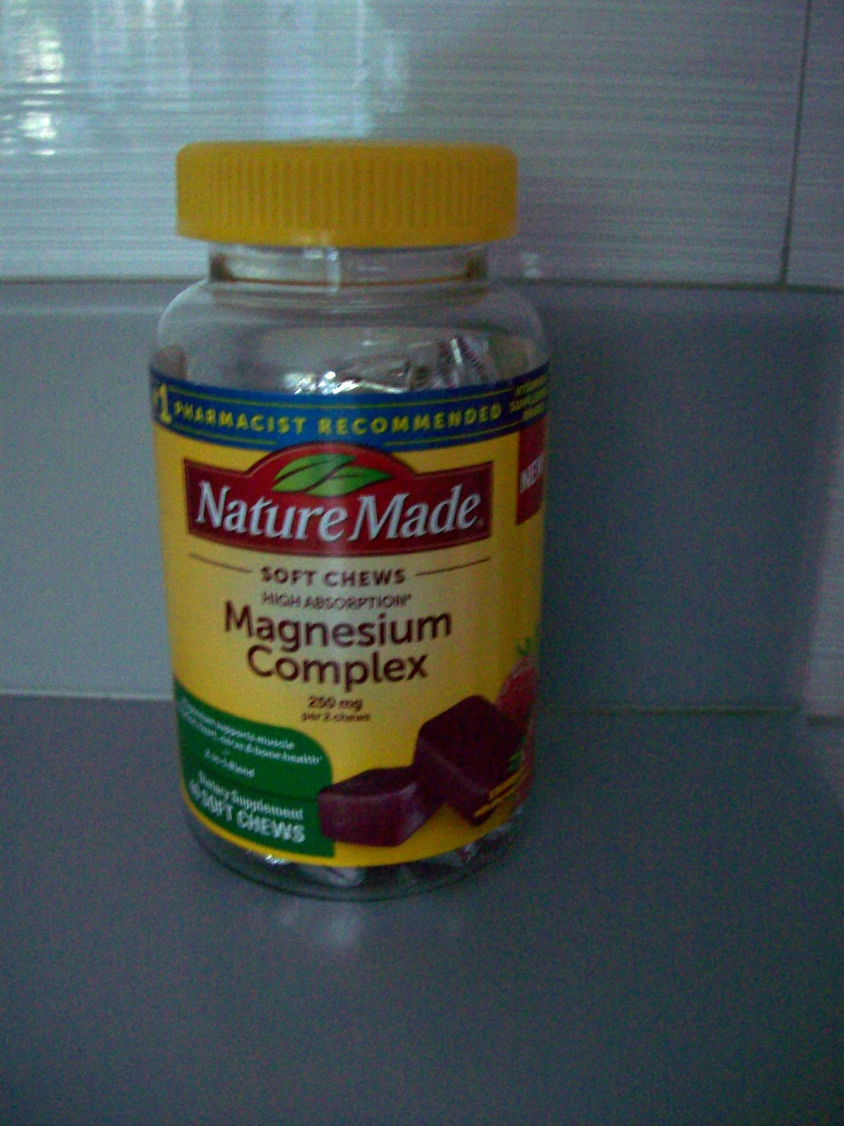 Nature Made Magnesium Complex 250 Mg. 40 Soft Chews EXP: OCTOBER 2026