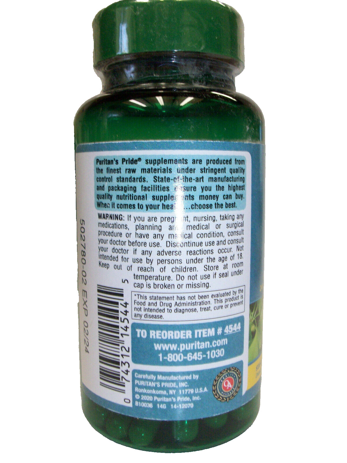 Ginkgo Biloba 120 mg 100 Capsules Supports Healthy Brain Function