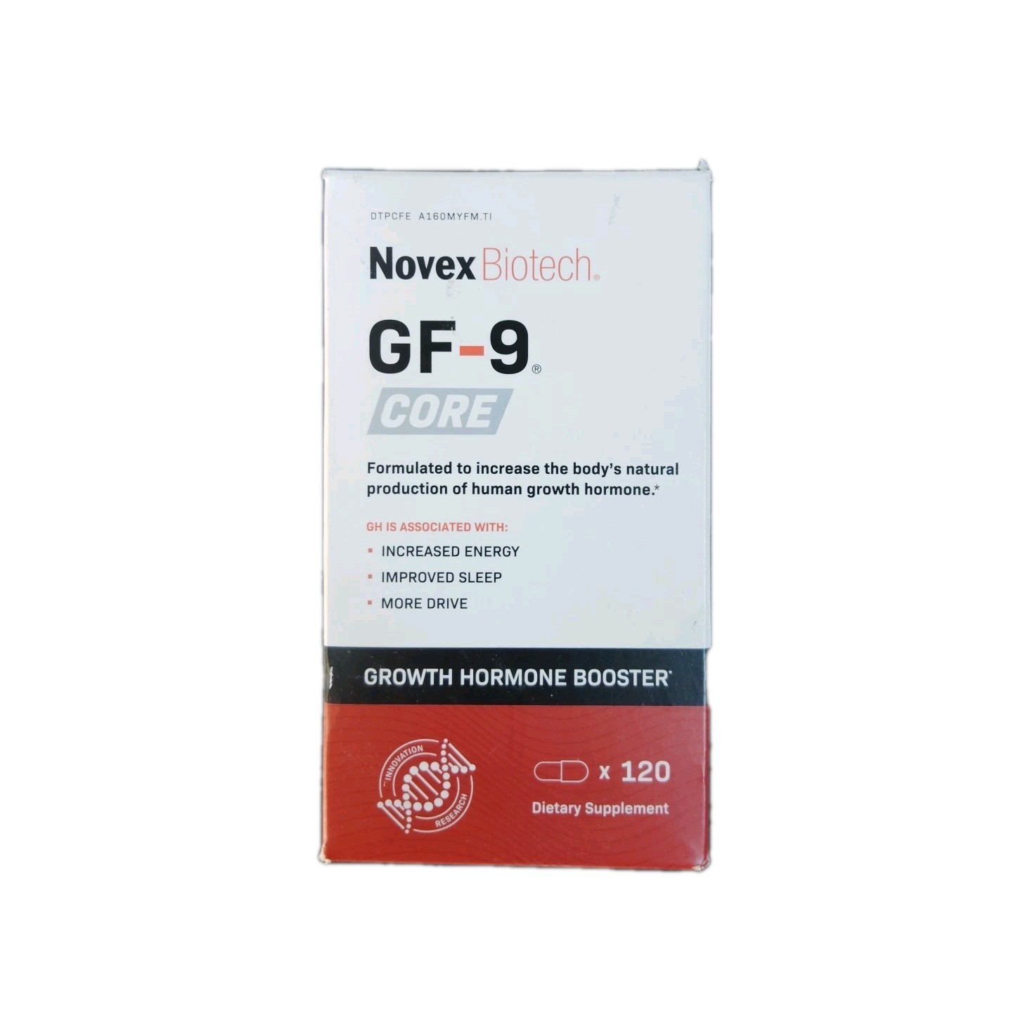 Novex Biotech GF-9 CORE GH Booster 120 Capsules – EXP 2/2027