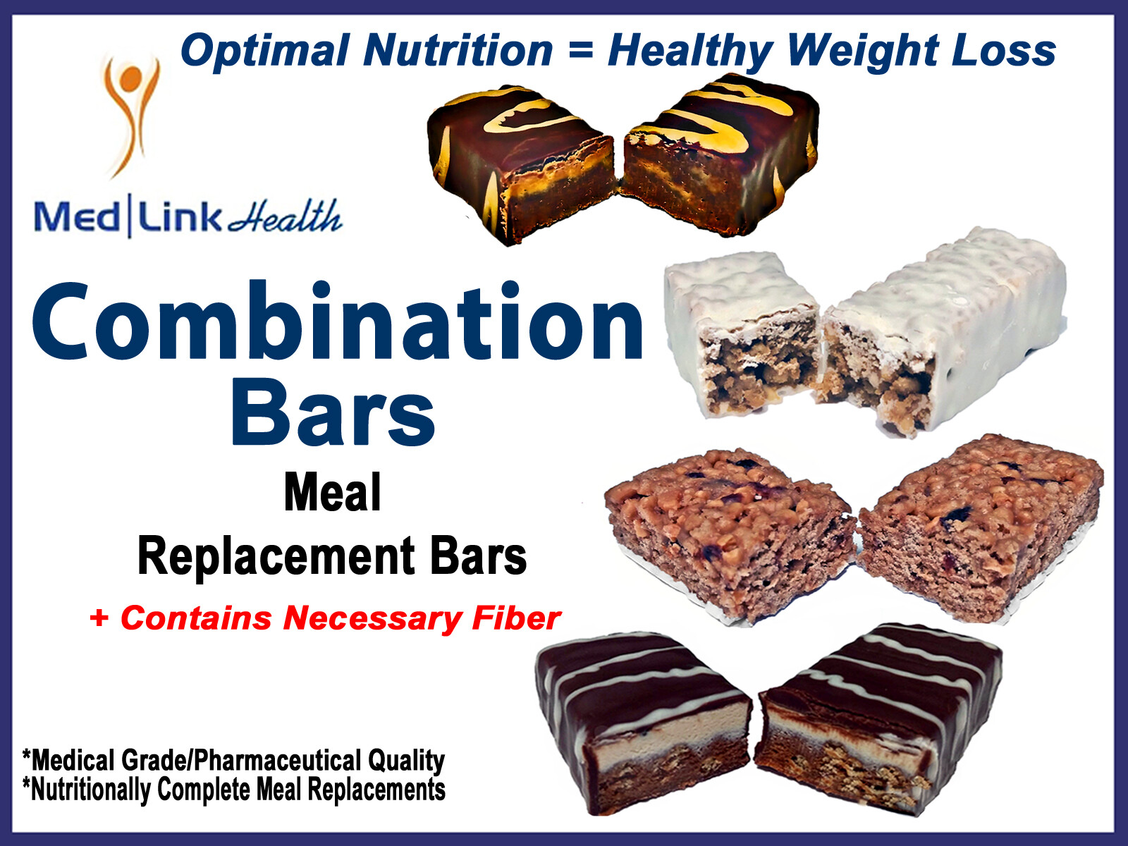 Bars | SIMILAR TO Optifast | Variety Pack | 8 Boxes