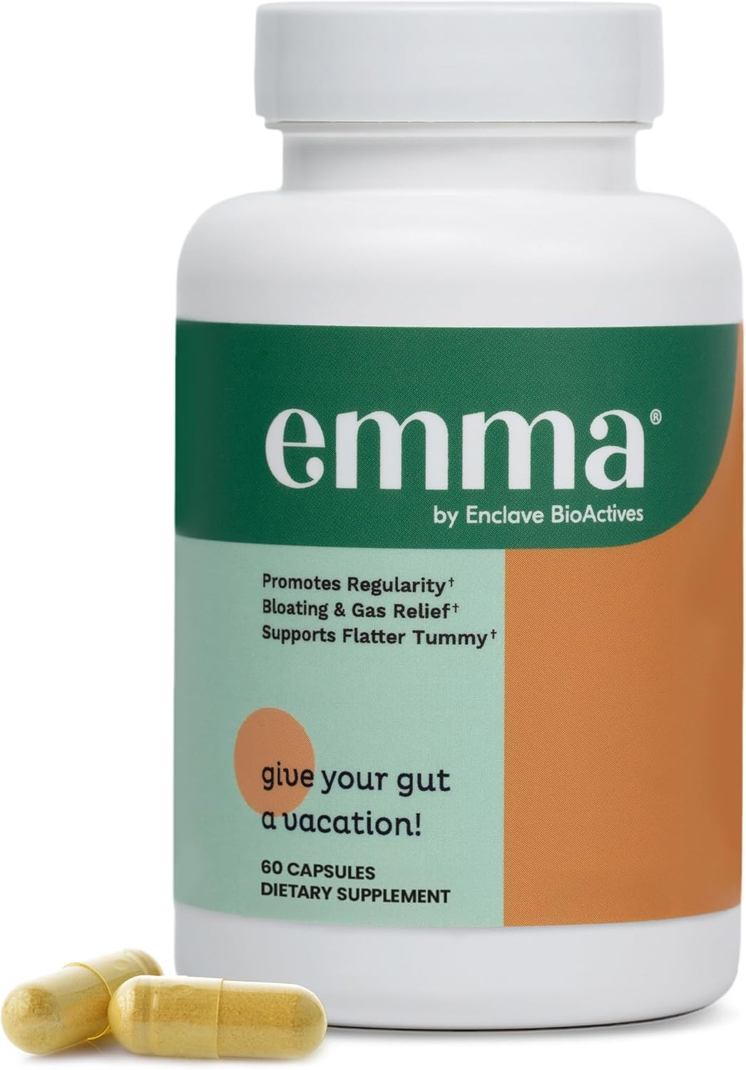 Gut Health Doctors Endorsed Supplement – 60 Capsules – Relief from Gas and Bloat
