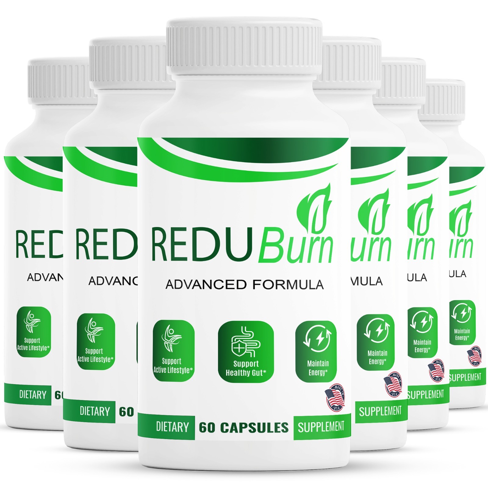 (6 Pack) ReduBurn Capsules – Premium Redu Burn Weight Loss Supplement