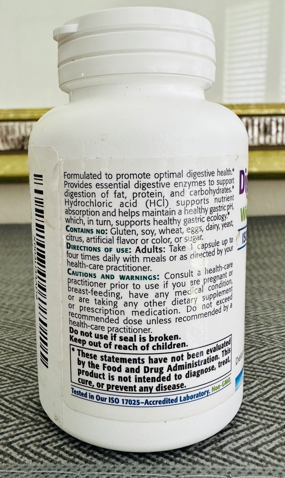 Ox Bile Digestive Enzymes 100 Caps Betaine HCl Papain Pepsin 09/2026 Sealed
