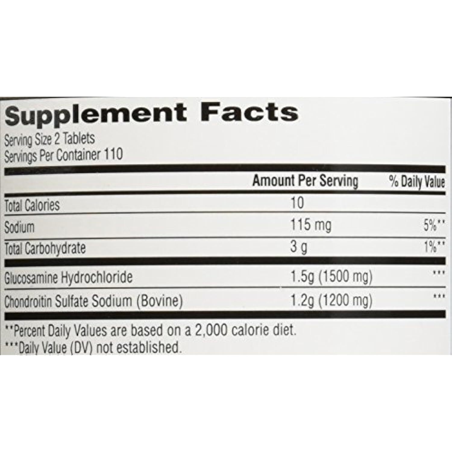 KIRKLAND Signature Extra Strength Glucosamine 1500 mg Chondroitin 1200 mg 220