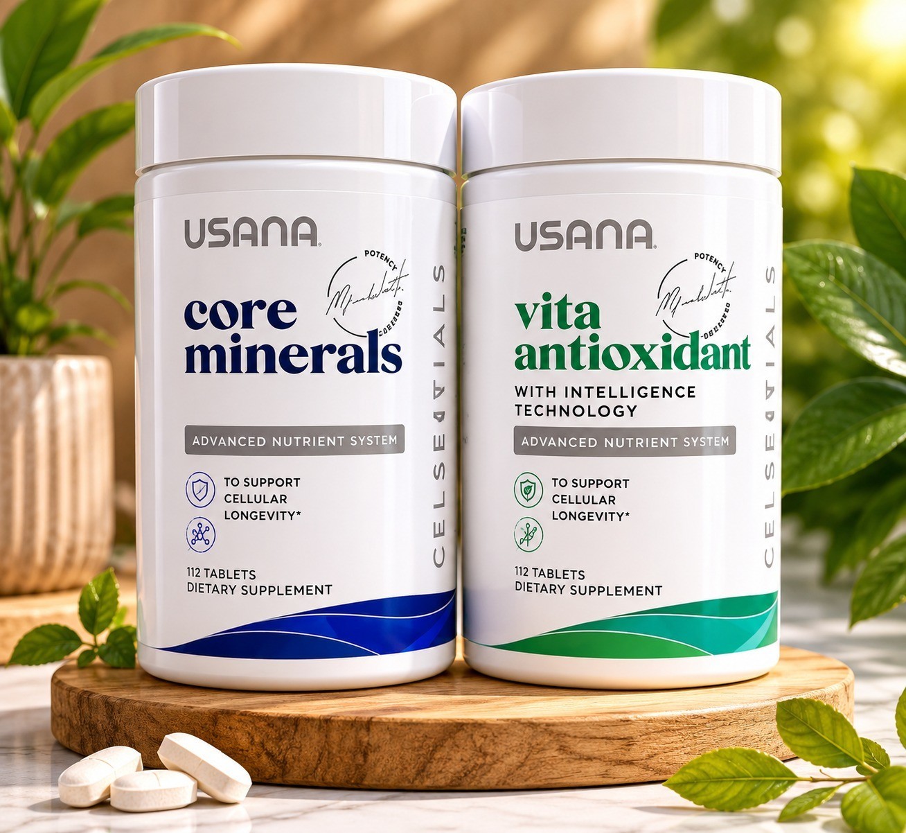 USANA Cellsentials Vita Antioxidant and Core Minerals