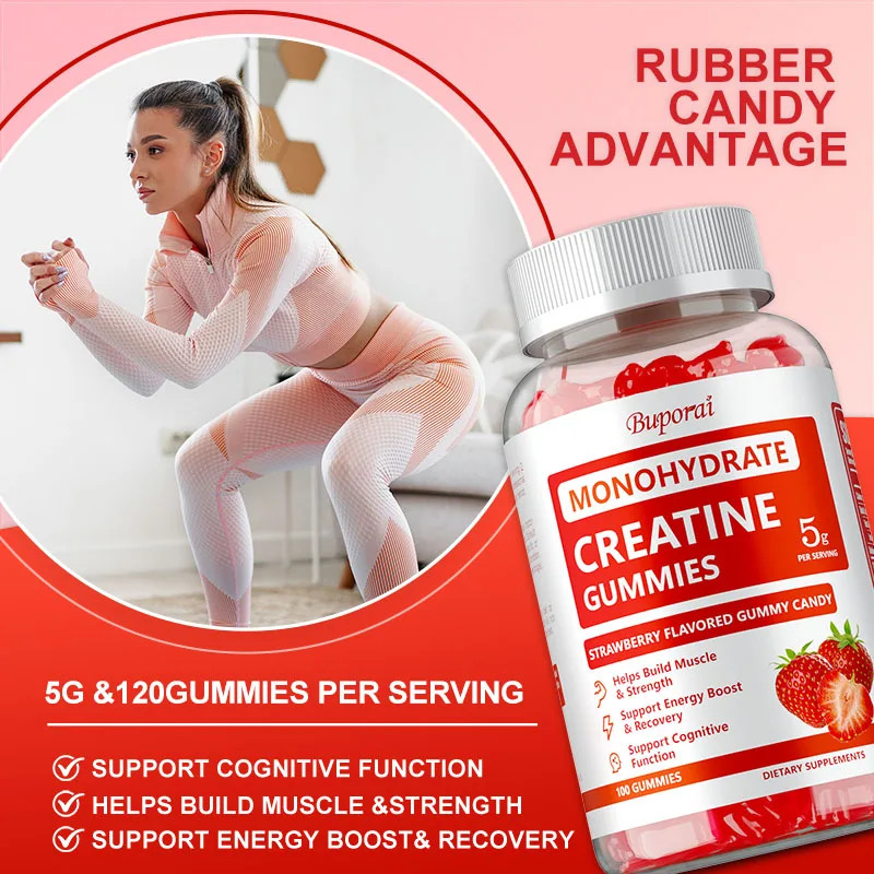 Creatine Monohydrate 100pcs – Muscle Strength, Improves Athletic Performance