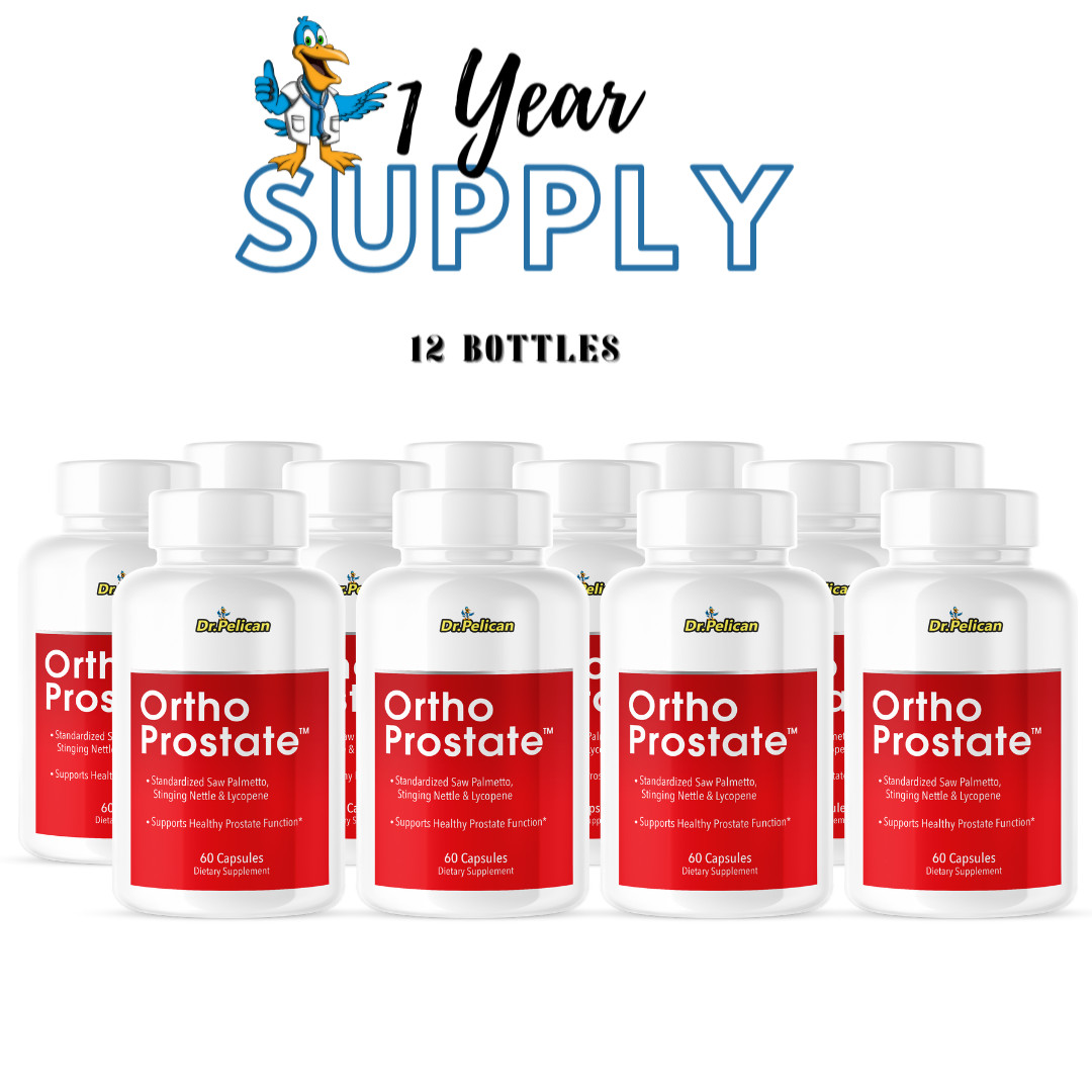 Ortho Prostate- Prostate Support- 12 Bottles- 720 Capsules