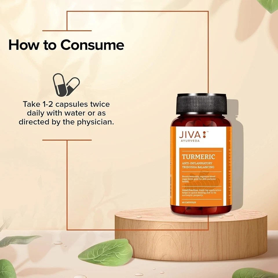 Turmeric Capsules | Boosts Immunity & Promotes Healthy Skin ( pack of 2) Y803