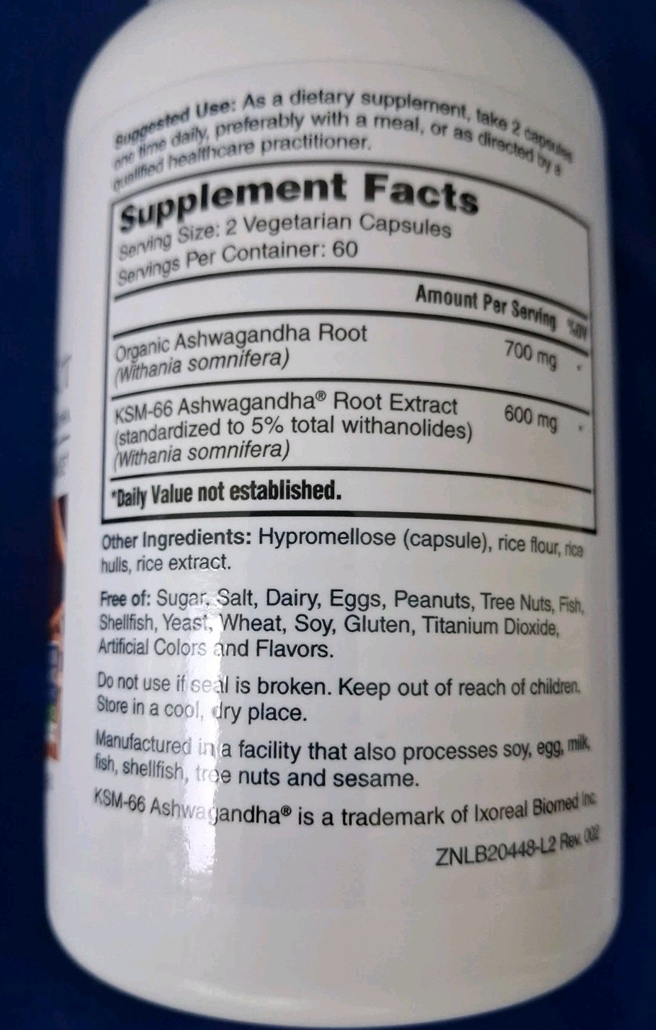 Nature’s Lab Ashwagandha Extract 240 Ct. Capsules KSM-66 (Expire: 2028)