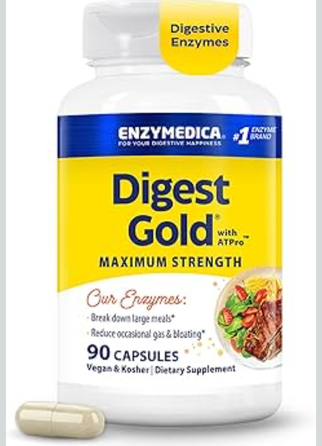 Enzymedica Digest Gold With ATPro 90 Capsules