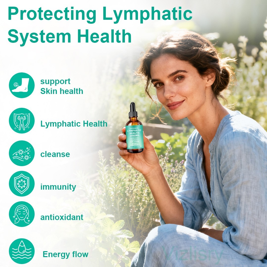 Liposomal Lymphatic Drops – Liver&immunity Health, Berry Flavor – 60ml